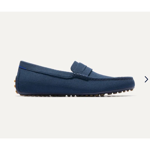 Rothy\'s The Driving Loafer Slip On Comfortable Navy Blue Size M9.5 NWOB main image 4